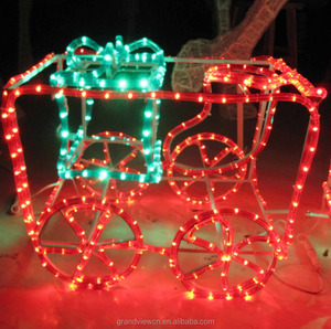 Décoration <span class=keywords><strong>de</strong></span> noël en plein air 3D conduit train motif lumière - Product Image 4