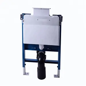 Lower Height Top Dual Plate Concealed Toilet Cistern Flush Tank System For Wall Hung Toilet Unit