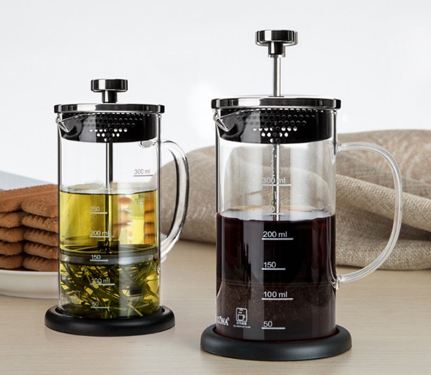 coffee french press coffee maker 300ml, 600ml, 800ml, 1000ml