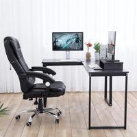 Escritorio de ordenador con forma de L, mesa de estudio para ordenador portátil, escritorio de Gaming para el hogar y la Oficina, soporte de Monitor gratuito