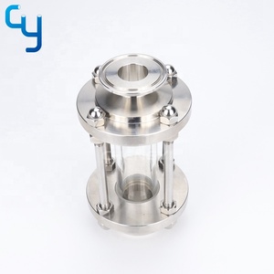衛生配管継手 ステンレス鋼製ストレート管状サイトグラス 保護カバー付き - Product Image 4