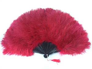 Abanico grande de plumas de avestruz negro para mujer, espectáculo de disfraces, fiesta de té, suministro de vacaciones, baile, decoración nupcial para boda, accesorio para sesión de fotos - Product Image 3