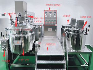 Machine à mélanger liquides, lotions, shampoings et crèmes, homogénéisateur émulsifiant haute vitesse pour chocolat et miel - Product Image 6