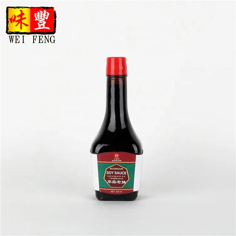 Chinese Levensmiddel Sterke Saus En Bewaard Bean Smaak Dark Hot Koop Bulk Paddestoel Sojasaus