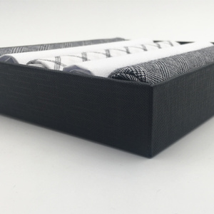 Boîte papier <span class=keywords><strong>mouchoir</strong></span> en coton gris, nouvelle collection, boîte-cadeau pour <span class=keywords><strong>mouchoir</strong></span> - Product Image 4