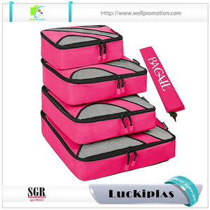 Léger promotionnel Ripstop Voyage Bagages Emballage Organisateurs Emballage Cubes 4 Set - Product Image 5