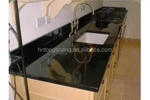 Plan de travail de salle de bain en granit noir de Chine - Product Image 5