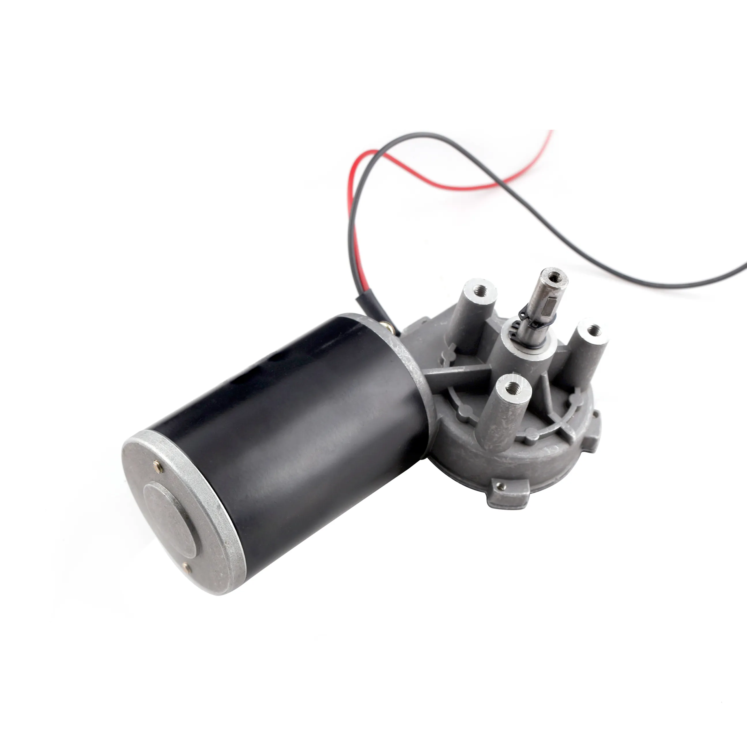 high torque low speed quiet 24v dc worm gear motor