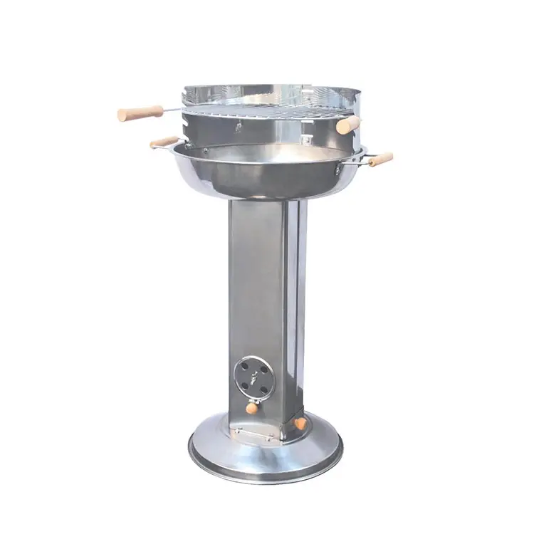 Column/pillar /cylinder shape charcoal grill,stainless steel for preventing rusty