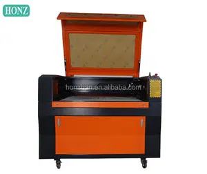 Honzhan güzel tasarım yüksek teknoloji iyi doğruluk CO2 lazer cnc oymacı 100W lazer kesme makinesi HZ-1290