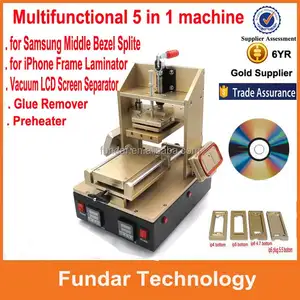 Machine 5 en 1 pour la fabrication de écran lcd, appareil portable pour enlever la colle, enlever le cadre et le collage, pour iphone et Samsung