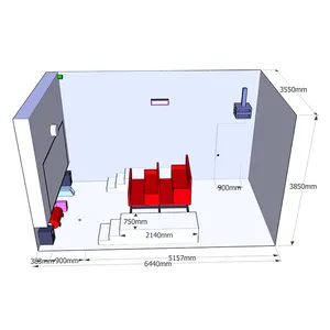 11d / 12d cinema teatro cinema apparecchiature del sistema con la bella scatola di cinema 7d in mumbai