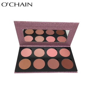 <span class=keywords><strong>Moda</strong></span> profesional 8 colores <span class=keywords><strong>Blush</strong></span> paleta con espejo - Product Image 4
