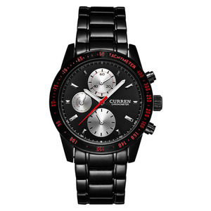 CURREN-8016 Orologio <span class=keywords><strong>da</strong></span> <span class=keywords><strong>Polso</strong></span> <span class=keywords><strong>da</strong></span> Uomo con Calendario Completo, Movimento <span class=keywords><strong>al</strong></span> <span class=keywords><strong>Quarzo</strong></span> Giapponese, Impermeabile, Casual - Product Image 2