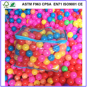 Venta al por mayor <span class=keywords><strong>a</strong></span> granel 5,5 cm bolas de plástico transparente bolas Pit PU estilo de juguete de baño para piscinas de bolas - Product Image 5