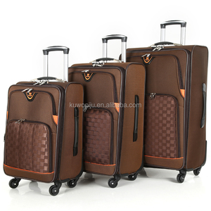 Mala de bagagem de poliéster <span class=keywords><strong>600d</strong></span>, conjunto de 3 peças de eva leve preto barato - Product Image 5