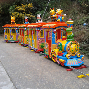 <span class=keywords><strong>Train</strong></span> électrique <span class=keywords><strong>de</strong></span> Noël en acier avec rails lumineux pour enfants et adultes, pour la maison et les centres commerciaux - Product Image 6
