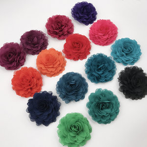 Tùy chỉnh trang trí hoa cưới handmade phụ kiện may mặc voan vải hoa trang trí - Product Image 1