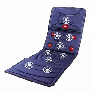 Customized Full Body Massage Mattress Mat for Home use Heat Shiatsu Neck Massager with 9 Notes