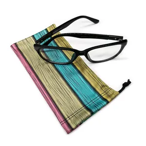 Nouveau design personnalisé microfibre lunettes de soleil pochettes