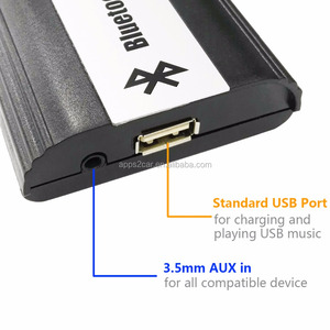 Apps2car Voiture MP3 Lecteur De Voiture Changeur de Musique Bluetooth <span class=keywords><strong>Adaptateur</strong></span> pour Voiture Stéréo pour Camry Prius <span class=keywords><strong>Yaris</strong></span> - Product Image 4