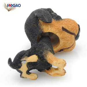 厂家直销制作您自己的设计定制聚树脂狗动物筒头适合家用 - Product Image 6