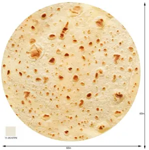 Gigante Tortilla tortilla-Parcela Cobertor Super Macio Rodada tortilla Roti Tacos Cobertor Cobertor Toalha