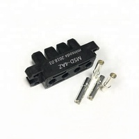 Bswd — connecteur de batterie de vélo électrique, 4 broches 35A, PBT GF30 UL94V-0, prise industrielle noire, mâle et femelle