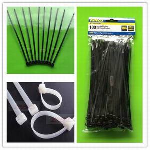 Auto- de verrouillage en <span class=keywords><strong>plastique</strong></span> arc sangles, attaches de câble, attaches, liens métalliques - Product Image 1