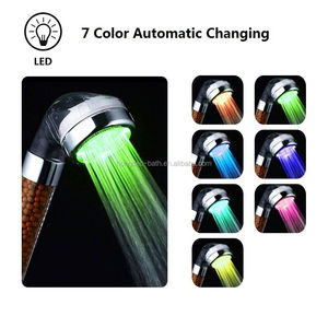 Homedec Ad alta Pressione Spa Testa di Acquazzone Negativa Ionico Filtro Spruzzo Doccia Sprinkler 7 Cambiamento di Colore del LED Doccia a telefono - Product Image 2