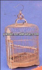Fashion grass bamboo wooden bird cage, the erstwhile's hand the bird cage - Product Image 1
