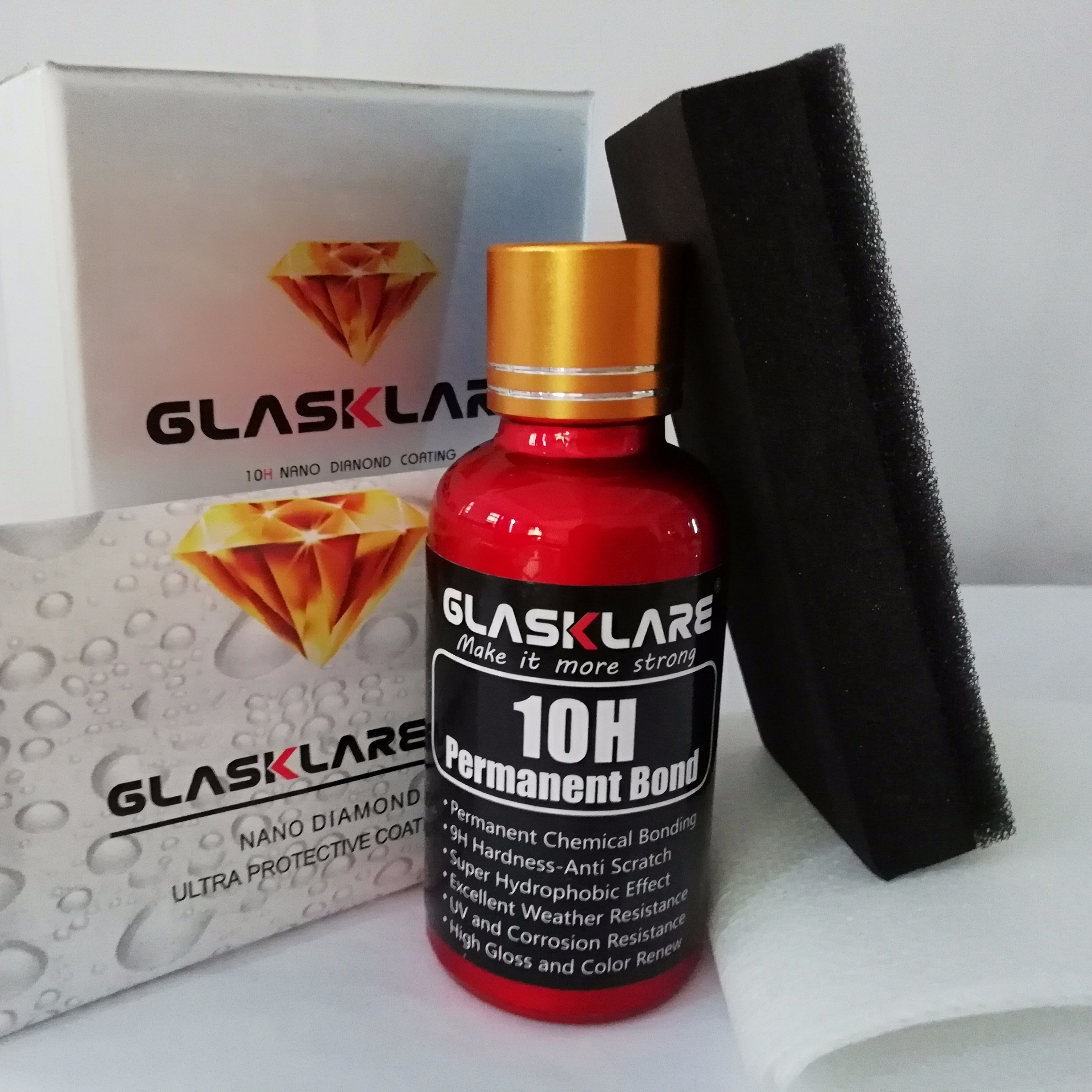 Кузов с нанокраской для автомобиля, керамическое покрытие, Super Hot, 10H, немецкий, 2021 г.