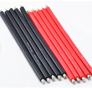 High Temperature Wire 0/2/4/6/8/10/12/14/16/18 Awg Silicone Wire 600V Flexible High Temperature Resistant Electric Wire Strands Of Tinned Copper Wire