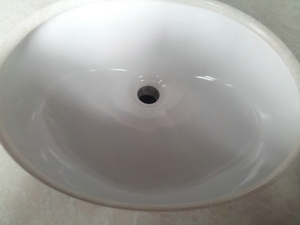 CUPC Sanitaires En Céramique Poterie Ovale <span class=keywords><strong>Sous</strong></span> <span class=keywords><strong>Le</strong></span> Mont Bassin Pour Laver À La <span class=keywords><strong>Main</strong></span> - Product Image 2