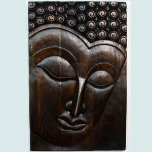 Innen- und Wohndekor Metallkunst Bronze Wandskulptur Buddha-Relief - Product Image 2