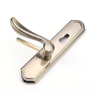 高品质韧性欧洲标准锌把手门带锁 - Product Image 5