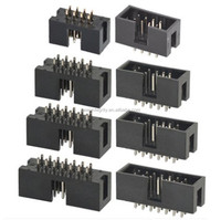 Hetero IDC Caixa PCB cabeçalhos feminino 2x3 pin Soquete do conector 2.54 milímetros pitch