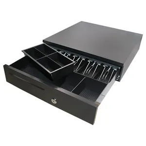 Caja grande de metal para guardar efectivo, YK-405D de 5 monedas, 420mm, calidad sólida