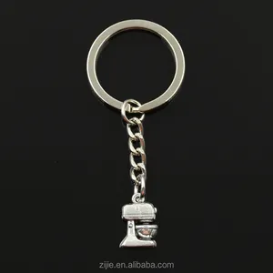 Key chain 16*10 mm kitchen electric mixer kitchen cooking pendants DIY Men Jewelry Car Key Chain 30 mm Ring Holder Souvenir For