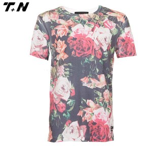 En toda <span class=keywords><strong>la</strong></span> impresión de tamaño completo al por mayor de <span class=keywords><strong>la</strong></span> sublimación de manga corta camiseta - Product Image 5