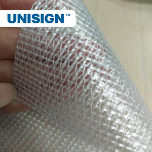 Không thấm nước tráng <span class=keywords><strong>PVC</strong></span> lưới bạt trong suốt cho bảo vệ xây dựng - Product Image 1
