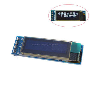 0.91 pouces 12832 blanc et bleu couleur 128X32 O LED LCD LED module D'affichage 0.91 "IIC Communiquer o LED 128x32 o LED module - Product Image 1