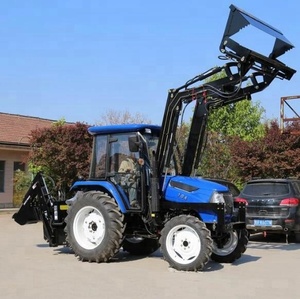 Trung quốc cung cấp 55hp Nông Nghiệp máy kéo với bộ phận giống hình lá kết thúc loader máy - Product Image 4