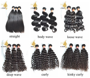 مصنع guangzho شعر عذراء بيروفي خام مستقيم حزمة صبغ بالبخار القوام شعر بيروفي خام - Product Image 4