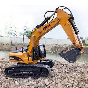 Offre Spéciale <span class=keywords><strong>HUINA</strong></span> 1580 <span class=keywords><strong>580</strong></span> 1:14 entièrement En Métal RC HYDRAULIQUE Grande Pelle Électrique Voiture De Ramassage - Product Image 4