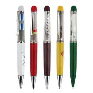 Wholesales Custom 3D Truck Floating Glitter Liquid Fat Pen