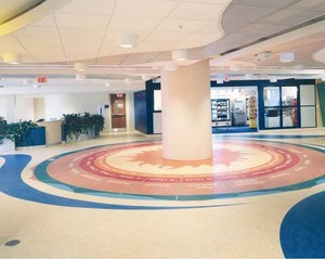 2,0 MM 3,0 MM Krankenhaus schule PVC-Bodenbelag in Handels qualität Homogener heterogener Vinyl rollen boden - Product Image 5