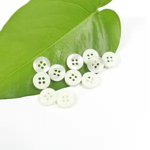 Özel tasarım fabrika toptan basit gömlek saf beyaz düğmeler