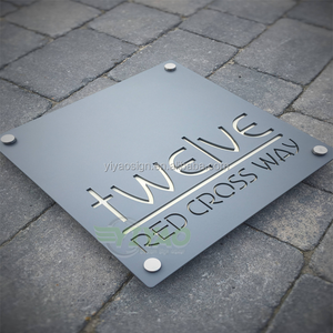 Custom Personalized Modern Exterior Outdoor Crystal Address Home <strong>Name</strong> Door <strong>House</strong> Number Sign Plate <strong>Plaque</strong> - Product Image 6