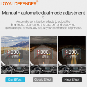 Personalizado <span class=keywords><strong>HUD</strong></span> head up display con OBD2 enchufe y fácil <span class=keywords><strong>de</strong></span> instalar para imaginar - Product Image 5